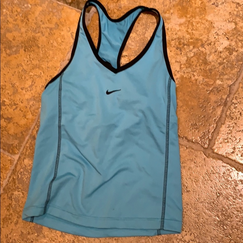 Nike turquoise/black combo black swoosh/stitching
